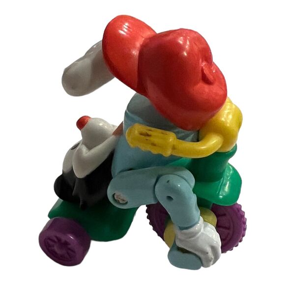 1993 McDonalds Happy Meal Toy Vintage Animaniacs TV Show Wakko On Tricycle - Picture 3 of 5